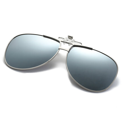 Toad Polarizer Clip Myopia Glasses Men Wear Sunglasses Can Turn Up Sunglasses Women's Big Clip Night Vision Goggles Driving