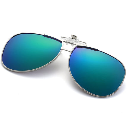 Toad Polarizer Clip Myopia Glasses Men Wear Sunglasses Can Turn Up Sunglasses Women's Big Clip Night Vision Goggles Driving