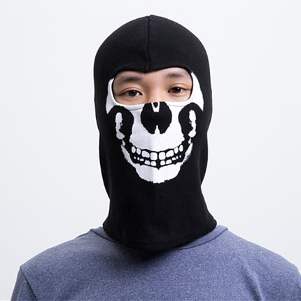 Cross-border manufacturers Halloween cs headgear call of duty personality ghost headgear windproof warm riding headgear mask