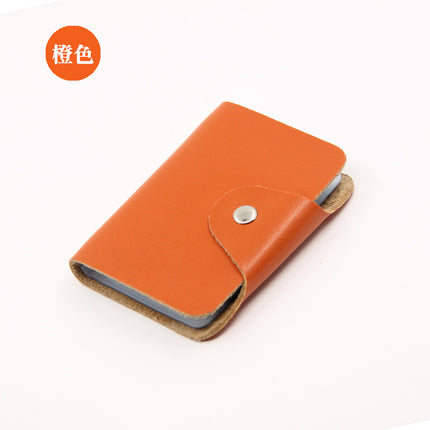 Factory Direct Sales Spot Gift Korean Version Genuine Pickup Bag Cowhide Multi-Card Slot Id Card Holder Credit Card Holder Business Card Holder