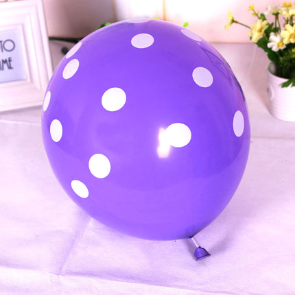 Thickened 12 inch 2.8g polka dot latex balloon wedding wedding party holiday balloon decorative polka dot balloon