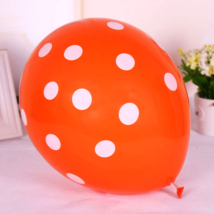 Thickened 12 inch 2.8g polka dot latex balloon wedding wedding party holiday balloon decorative polka dot balloon
