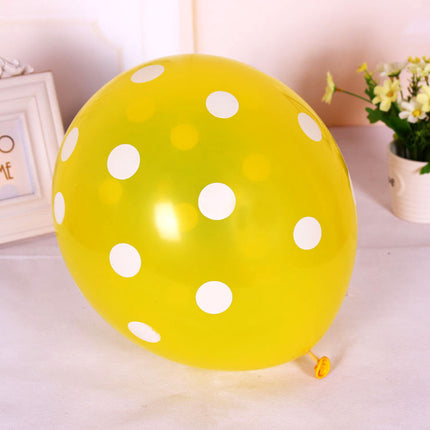 Thickened 12 inch 2.8g polka dot latex balloon wedding wedding party holiday balloon decorative polka dot balloon