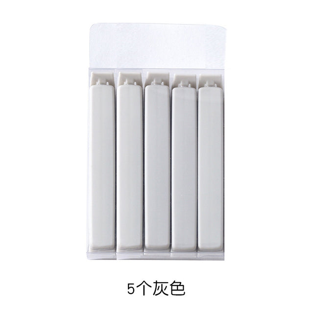 TZ2160 food fresh-keeping sealing clip plastic bag clip snack bag sealer 5 pieces sealing clip