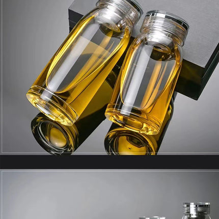 Borosilicate Anti-crack Glass Tea Cup Large Capacity Transparent Thickened Glass Tea Water Bottle High Borosilicate Glass Cup