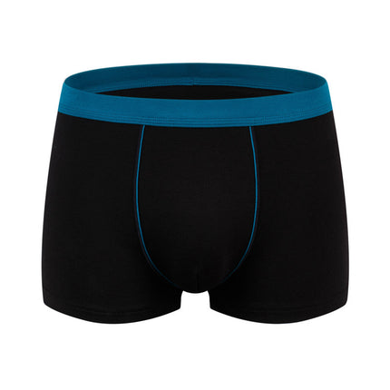 Men's cotton underwear plus size fat guy boxers breathable 3D seamless sexy youth cotton red boxers