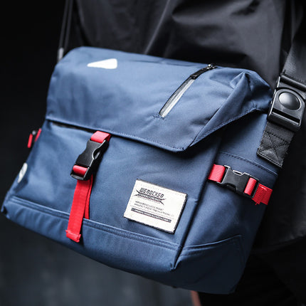 Messenger Bag Men's Crossbody Bag Student Schoolbag Dead Flying Bag Simple Shoulder Bag Casual Riding Crossbody Bag Fashionable Men's Bag