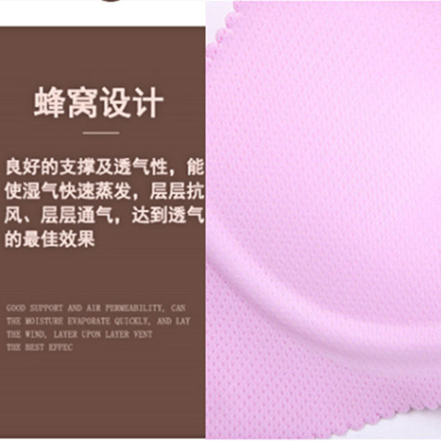 Honeycomb Cup Breathable One-piece Push-up Adjustable Non-rimless Sexy Women's Underwear plus size Solid Color Bra