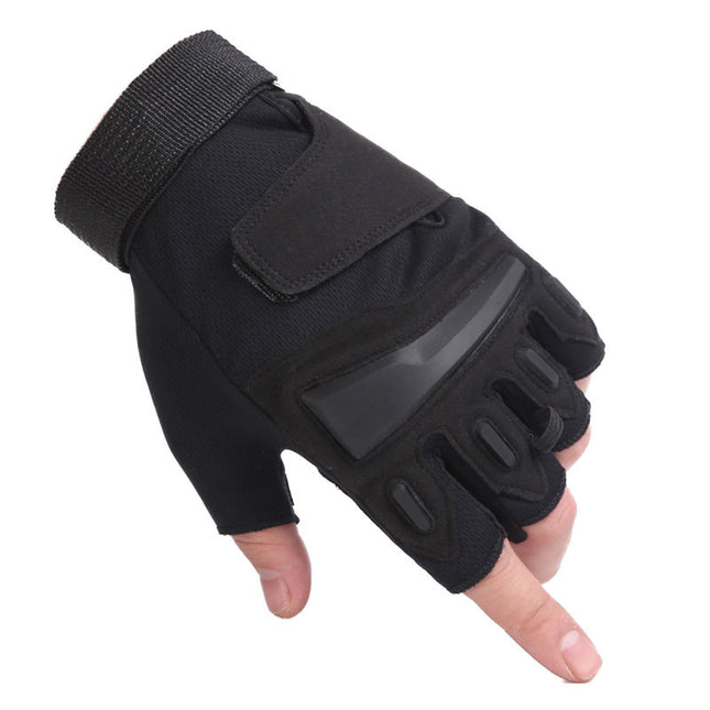 Tactical Gloves Summer Men's Military Fans Outdoor Cycling Sports Fitness Equipment Dumbbells Non-Slip Wear-Resistant Half-Finger Wrist Guards