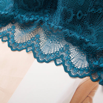Huamei Summer New Lace Princess Massage Palm Cup Sexy Bra Comfortable Gather-up No Rings Underwear Set