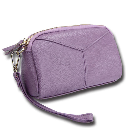 Factory direct fashion leather women's coin purse new Japanese and Korean large capacity mobile phone bag leather women's wallet
