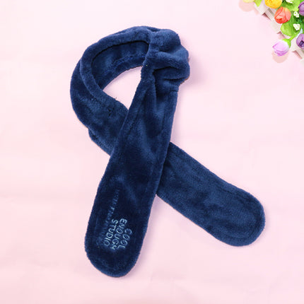 Korean version of hot selling ladies face makeup rabbit ears hair band embroidery plush headdress cross hair band factory wholesale