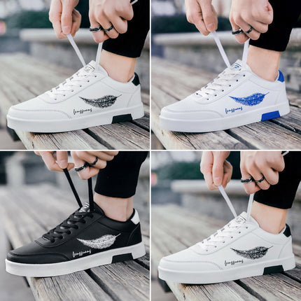 2025 spring new casual shoes men's board shoes trendy wear-resistant men's shoes small white shoes students daily sneaker
