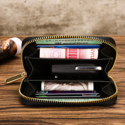 New Small Coin Purse Cross-border Hot Selling Multi-function Card Holder Men's and Women's Wallet Short Mini Hand Zipper Wallet
