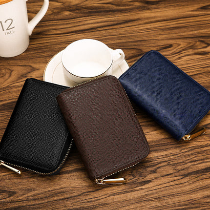 New Small Coin Purse Cross-border Hot Selling Multi-function Card Holder Men's and Women's Wallet Short Mini Hand Zipper Wallet