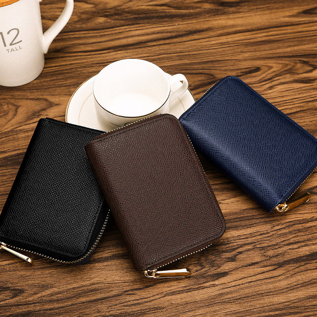 New Small Coin Purse Cross-border Hot Selling Multi-function Card Holder Men's and Women's Wallet Short Mini Hand Zipper Wallet
