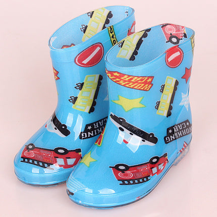 Children's Rain Boots Rainbow Girls Export Export Japanese Cute Student Water Boots Boys Baby Rain Boots Water Shoes Source Cross-Border