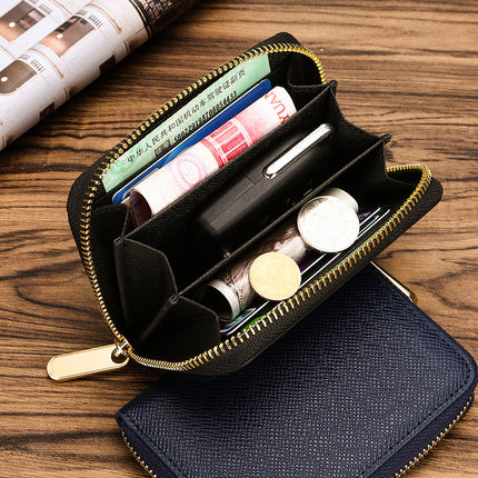 New Small Coin Purse Cross-border Hot Selling Multi-function Card Holder Men's and Women's Wallet Short Mini Hand Zipper Wallet