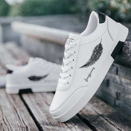 2025 spring new casual shoes men's board shoes trendy wear-resistant men's shoes small white shoes students daily sneaker