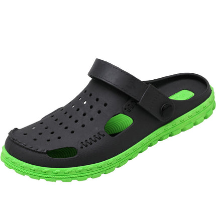 Vietnam Slippers Toe Men's Sandals Couple Waterproof Non-Slip Cave Shoes Youth Beach Shoes Casual Garden Shoes