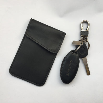 2025 new shielding radiation mobile phone bag signal shielding bag anti GPS positioning RFID car shielding key case