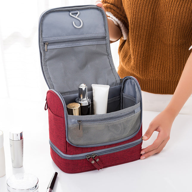 New Korean Style Travel Waterproof Storage Bag Cosmetic Bag Large Capacity Dry and Wet Separate Toiletry Bag Finishing Bag