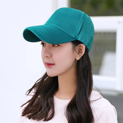 Hat Men's Summer All-match Sunscreen Sun Hat Men's and Women's Trendy Mesh Baseball Cap Summer Cool Lightweight Breathable Cap