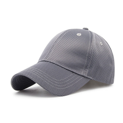 Hat Men's Summer All-match Sunscreen Sun Hat Men's and Women's Trendy Mesh Baseball Cap Summer Cool Lightweight Breathable Cap