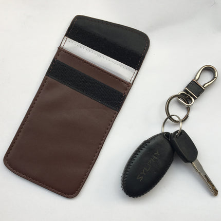 2025 new shielding radiation mobile phone bag signal shielding bag anti GPS positioning RFID car shielding key case