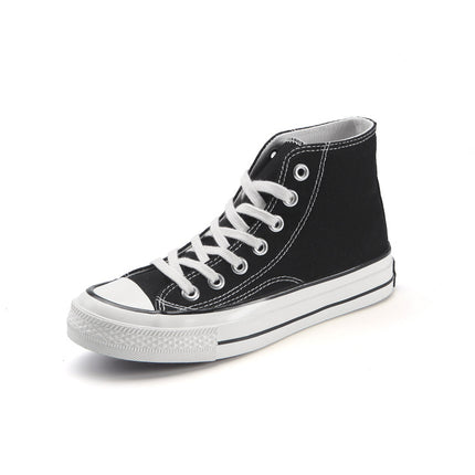 Spring 2024 New Classic Korean Canvas Shoes Women's Trendy All-match Student Classic High-top Board Shoes Couple's Casual Shoes