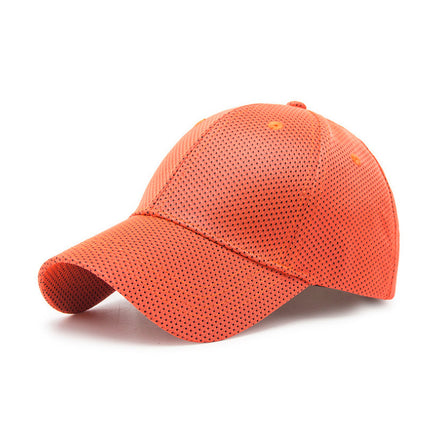 Hat Men's Summer All-match Sunscreen Sun Hat Men's and Women's Trendy Mesh Baseball Cap Summer Cool Lightweight Breathable Cap