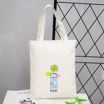 Canvas Bag 2022 New Women's Bag Japanese and Korean Simple Artistic Campus Student Bag Fashion Personalized Cloth Bag Handbag