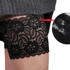 Lace Big Foot Socks Black / S:43-48cm