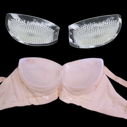 Breathable Thickened Silicone Chest Pad Push-up Invisible Bikini Swimsuit Honeycomb Chest Pad Sports Underwear Pad Insert Top Pad