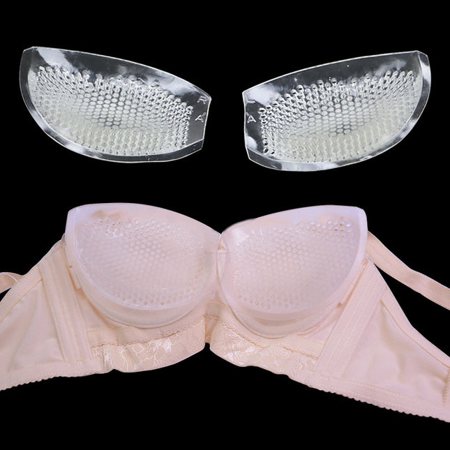 Breathable Thickened Silicone Chest Pad Push-up Invisible Bikini Swimsuit Honeycomb Chest Pad Sports Underwear Pad Insert Top Pad