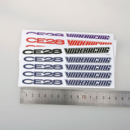 CE28 volk racing modified wheel hub car sticker CE28 wheel tire tire steel ring car sticker