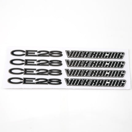 CE28 volk racing modified wheel hub car sticker CE28 wheel tire tire steel ring car sticker