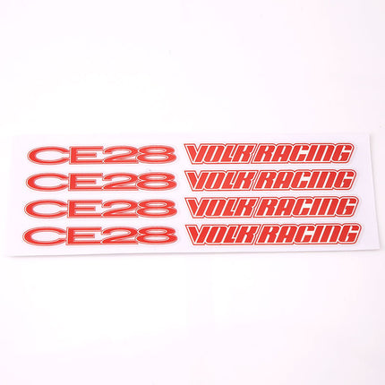 CE28 volk racing modified wheel hub car sticker CE28 wheel tire tire steel ring car sticker