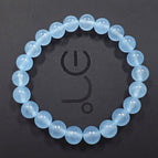 S473 light blue chalcedony 8mm