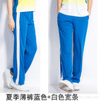 Summer thin blue + white wide strip / Female M