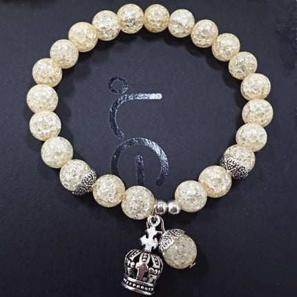 Korean Style Cat's Eye Bracelet Crown Pendant Bracelet Student Crystal Bracelet Bracelet Wholesale Bracelet Niche Korea