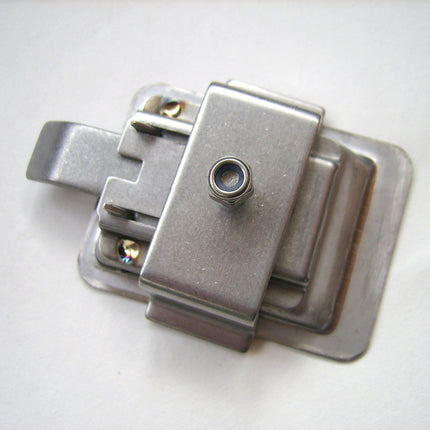 Flat Stainless Steel Handle Lock, Small Square Lock, Pull-Type Flat Lock with Stainless Steel Panel, Practical