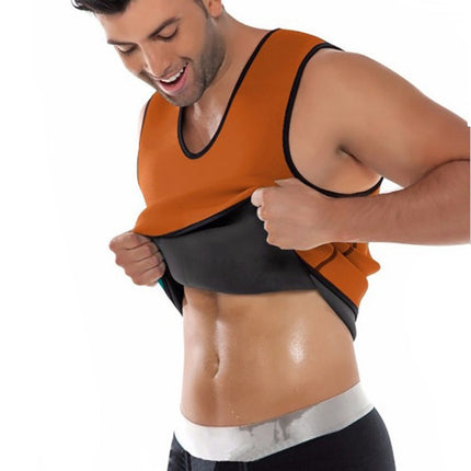 Men's Shaper Clothing Neoprene Tight Sweatshirt Abdominal Tighting Sports Fitness Clothing Shaper Sauna Sweat Vest