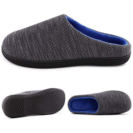 Spot cross-border e-commerce Amazon men and women memory sponge TPR slippers coral fleece slippers