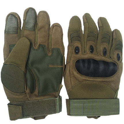 High Quality Outdoor Men's Full Finger Tactical Gloves Strong Wear-resistant Protective Gloves Sports Mountaineering Non-slip Motorcycle Gloves