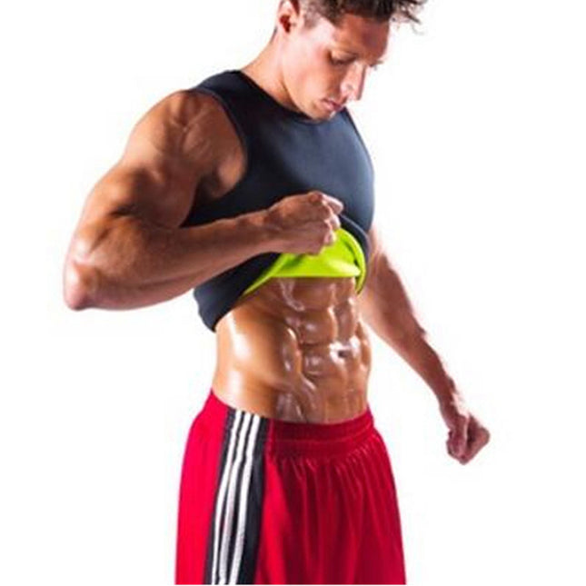 Men's Shaper Clothing Neoprene Tight Sweatshirt Abdominal Tighting Sports Fitness Clothing Shaper Sauna Sweat Vest