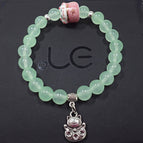 S477 light green chalcedony cat
