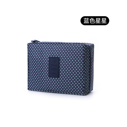 Travel storage bag new floral square wash bag large capacity makeup finishing cartoon flower storage bag