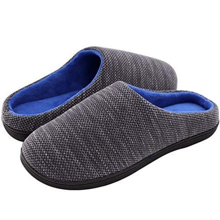 Spot cross-border e-commerce Amazon men and women memory sponge TPR slippers coral fleece slippers