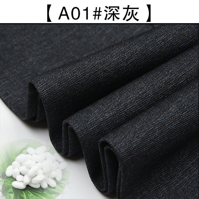 Autumn and winter new men's trousers business casual pants thick middle-aged non-ironing trousers youth work pants wholesale